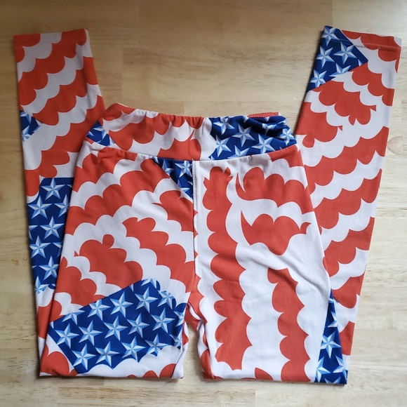LuLaRoe USA Leggings Sz Tween - Picture 2 of 4